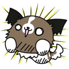[LINEスタンプ] ハッピー☆パピヨン