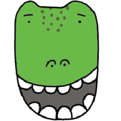 [LINEスタンプ] 恐竜の日常