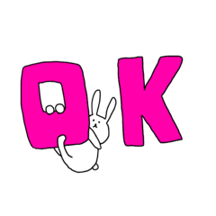 [LINEスタンプ] 挨拶に紛れ込んでくるウサギ