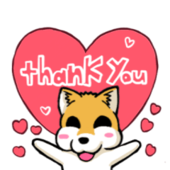 [LINEスタンプ] 実家犬モミジちゃん3-感謝と応援-