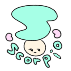 [LINEスタンプ] ときめく毎日♪さそり座ちゃんスタンプ！