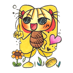 [LINEスタンプ] 丁寧語で伝えるハマコチョウ2