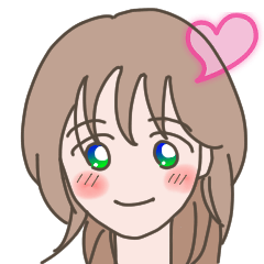 [LINEスタンプ] ほのぼの女子 ひなこ