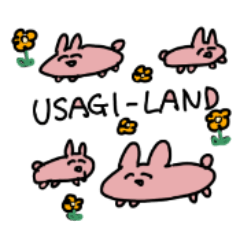 [LINEスタンプ] USAGI-LAND