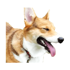 [LINEスタンプ] コーギーのいちごちゃんすたんぷ