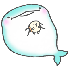 [LINEスタンプ] ぽっちゃりジンベエ