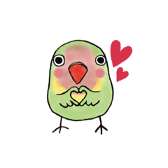 [LINEスタンプ] 可愛いインコたち