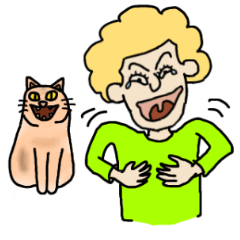 [LINEスタンプ] マツゲの人々と猫