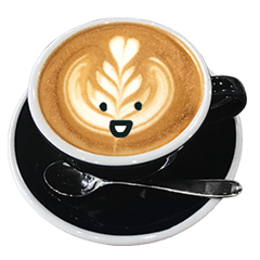 [LINEスタンプ] カプチーノ と 顔