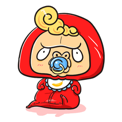 [LINEスタンプ] ゴリラ風の赤ちゃん