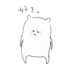 [LINEスタンプ] ゆるーいはんぺんねこ