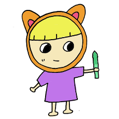 [LINEスタンプ] アスパラちゃん