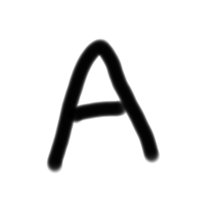 [LINEスタンプ] シンプルアルファベットA〜Pの画像（メイン）