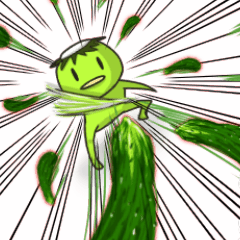 [LINEスタンプ] 荒ぶるカッパのスタンプ