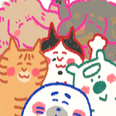 [LINEスタンプ] どうぶつのなかまたち1