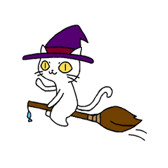 [LINEスタンプ] 魔女ねこさん#日常