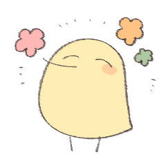 [LINEスタンプ] ひよもちゃ
