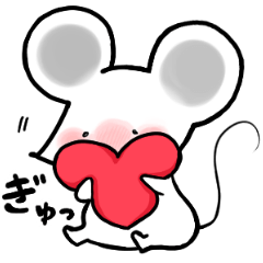 [LINEスタンプ] 拾われねずみちゅーちゅー