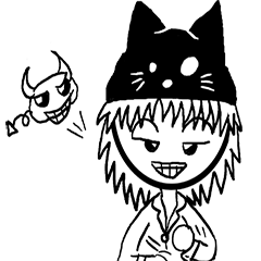 [LINEスタンプ] Cat B-普遍的な表現