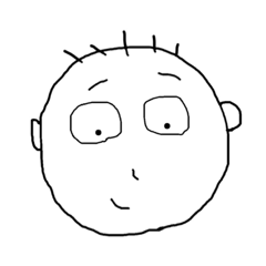 [LINEスタンプ] かお_1