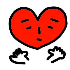 [LINEスタンプ] 元気なハートさん 1