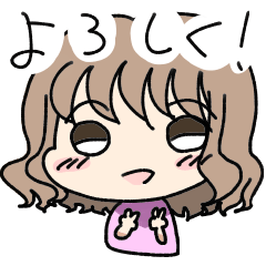[LINEスタンプ] ふつーのおんなのこたち。
