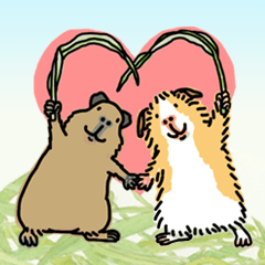 [LINEスタンプ] 驚愕！ モルモットの世界 3