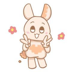 [LINEスタンプ] ハサミバニー