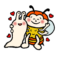 [LINEスタンプ] ミチの仲良しのふたり