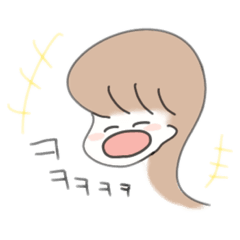[LINEスタンプ] 韓国好き:)日韓カップル:)