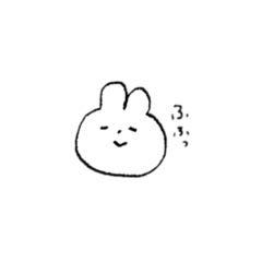 [LINEスタンプ] うさぎのヒトコト。