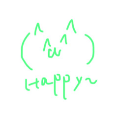 [LINEスタンプ] 表情豊か顔文字猫( ^・ω・^ )