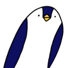[LINEスタンプ] 無表情なペンギンさん。の画像（メイン）