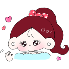 [LINEスタンプ] 恋する乙女ちゃん♡