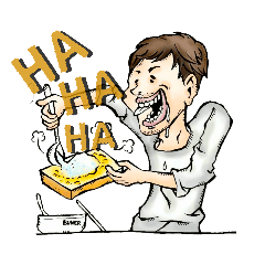 [LINEスタンプ] reactionDman.