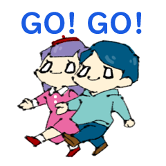 [LINEスタンプ] ロングヘアーちゃんとパーカーちゃん