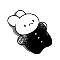 [LINEスタンプ] モノバニー出席番号1