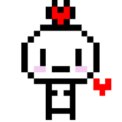 [LINEスタンプ] 可爱的像素