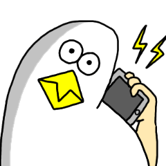 [LINEスタンプ] 謎の生き物 〜鳥？人間？〜 3