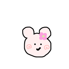 [LINEスタンプ] ウサギらくがき