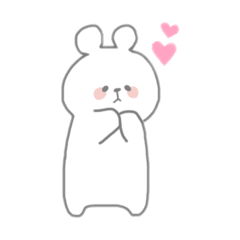 [LINEスタンプ] ゆるふわしろくま