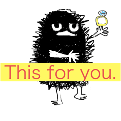 [LINEスタンプ] シャドロン坊やの憂鬱な日常