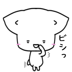 [LINEスタンプ] 白ネコ犬の日常スタンプにゃにゃにゃ