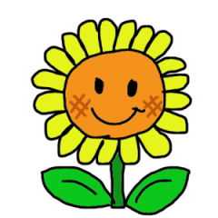 [LINEスタンプ] ひまわりサニーちゃん