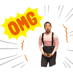 [LINEスタンプ] 愉快なくんかけ達