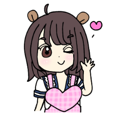 [LINEスタンプ] くまのこゆきりん