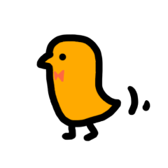 [LINEスタンプ] ウキウキドリのちゃっぴー