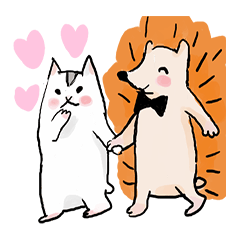 [LINEスタンプ] ムーちゃんとグーさんの日常