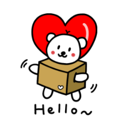 [LINEスタンプ] 輪ぐま♥