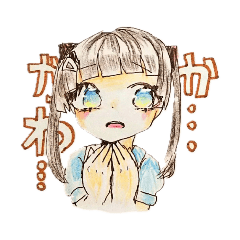 [LINEスタンプ] オリキャラ姉妹すたんぷ